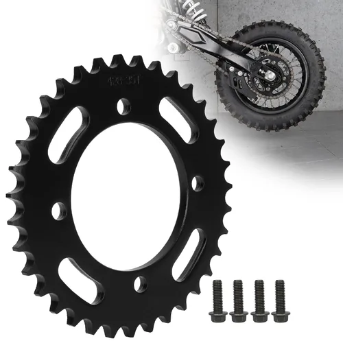 Miniatura 18 de RUTU Piñón de Cadena 420 Piñón Trasero 35 Dientes 76mm para Motocicletas Chinas de 50 70 90 110 125 140cc 150 160 170 Cc Apollo RFZ CRF50 XR50 SDG