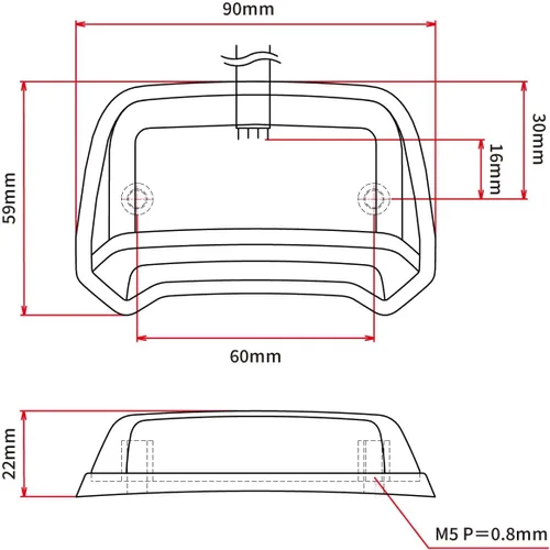 Miniatura 6 de Dr Dry Moto LED Phantom Luz trasera
