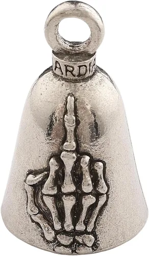 Miniatura 28 de Guardian Bell Good Luck Bell w/Keyring & Black Velvet Bag Motorcycle Bell Lead-Free Pewter Made in USA Phoenix Biker