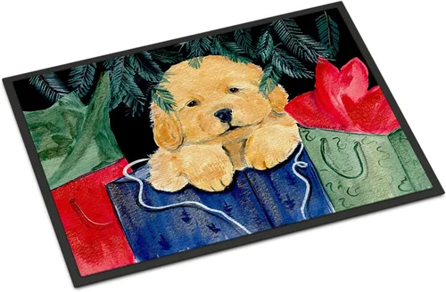Miniatura 232 de Caroline's Treasures SS8220MAT - Felpudo afgano de 18 x 27 pulgadas, para interiores y exteriores, para entrada, antideslizante, lavable, de pelo