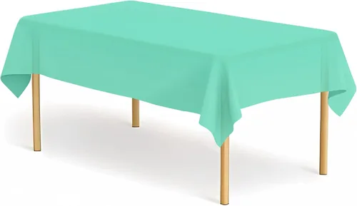 Miniatura 21 de Paquete de 2 manteles de plástico a cuadros en blanco y negro para fiestas, desechables de 54 x 108 pulgadas, mantel rectangular con bandera a