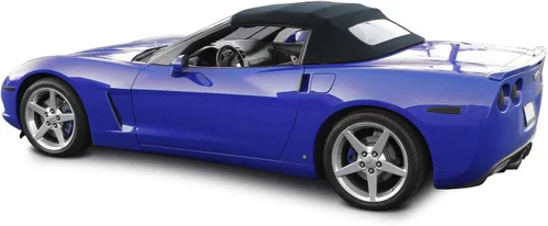 Miniatura 6 de Sierra Auto Tops Funda de techo convertible de repuesto para Chevrolet Corvette C6 2005-2013, lona Twillfast, negro Negro Twillfast