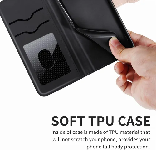 Miniatura 5 de Funda tipo cartera para Samsung Galaxy A32 5G, piel sintética de alta calidad con diseño de árbol en relieve, función atril, ranuras para tarjetas