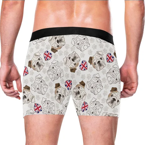 Miniatura 3 de JHKKU Men's Boxer Briefs Soft Comfort Breathable 4 Inch Inseam Underwear with Fly