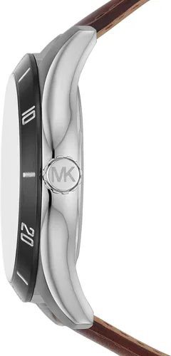 Miniatura 2 de Michael Kors Layton Reloj de cuero con fecha de tres manos