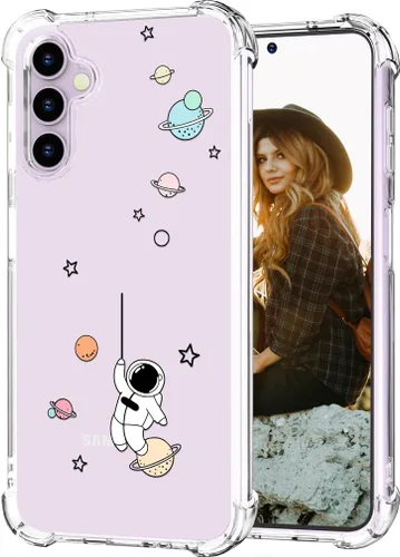 Miniatura 24 de Hungo Funda compatible con Samsung Galaxy S23 con diseño floral y bonito diseño transparente, femenino para mujeres y niñas, con hermoso clavel