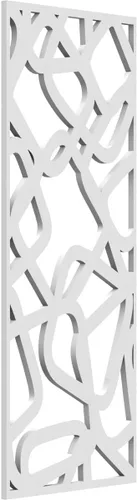 Miniatura 37 de Acme Paneles de pared decorativos de madera con calado, 9 3/8 pulgadas de ancho x 24 3/8 pulgadas de alto x 1/4 de alto, roble rojo