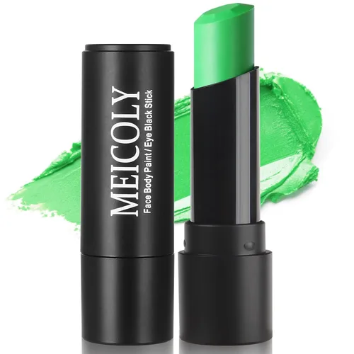 Miniatura 18 de MEICOLY Barra de maquillaje para ojos negros azul real, impermeable para béisbol, sóftbol, fútbol, lacrosse, barra de pintura corporal y facial azul
