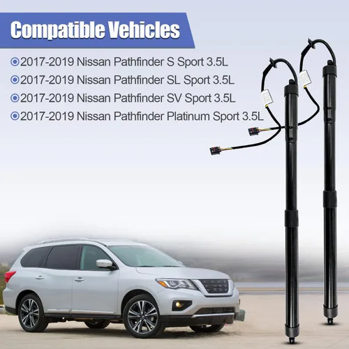 Miniatura 4 de 90560-3KA0A 90560-9PJ0A Soporte de elevación eléctrico trasero izquierdo y derecho compatible con Nissan Pathfinder Sport 2017 2018 2019 3.5L