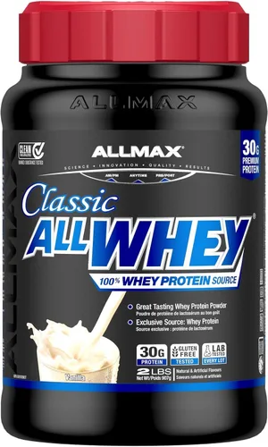 Miniatura 10 de ALLMAX Nutrition AllWhey Classic Whey proteína de suero de leche, vainilla francesa, 5 libras