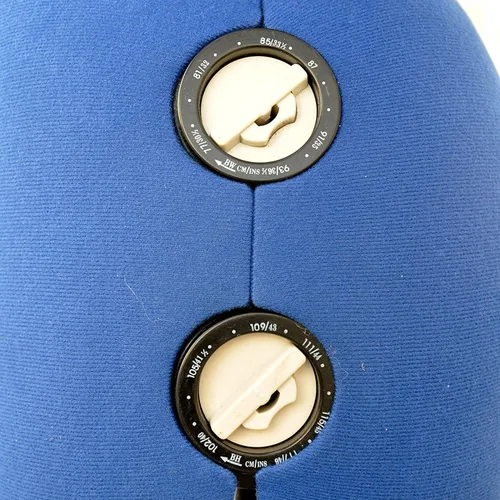Miniatura 7 de 13 Dials, maniquí profesional con forma femenina ajustable, para costura de vestidos. Azul