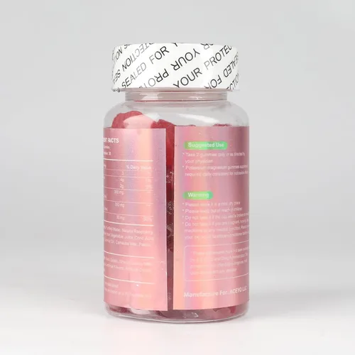 Miniatura 5 de Gomitas de potasio y magnesio para adultos y niños, de alta absorción, calambres en las piernas y salud muscular, salud inmunológica, frambuesa
