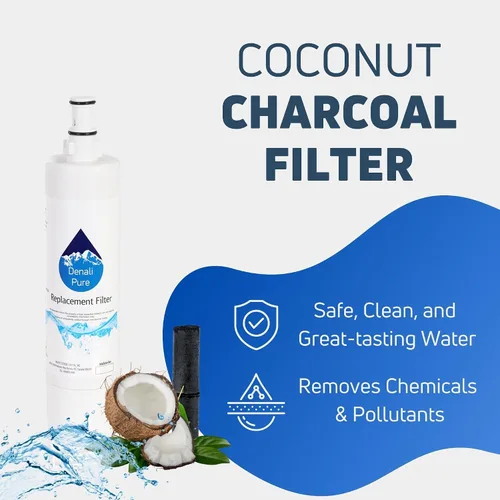 Miniatura 4 de Filtro de agua de repuesto para refrigerador Whirlpool GC5SHGXLQ01 - Compatible con cartucho de filtro de agua para refrigerador Whirlpool 4396508