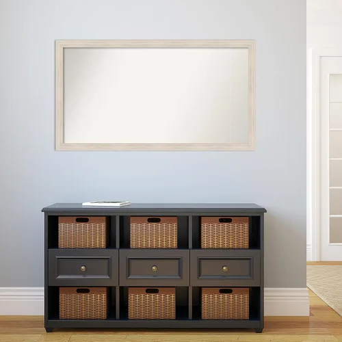 Miniatura 644 de Amanti Art Espejo personalizado, espejo estrecho de baño de oro blanco, espejo de pared o espejo de tocador de baño sobre el fregadero