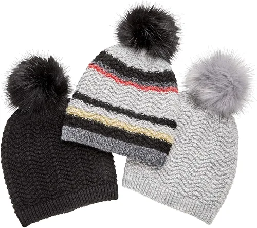 Miniatura 5 de Women's Recycled Slouchy Knit Hat with Pom