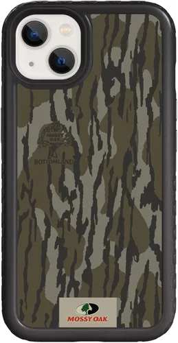 Miniatura 128 de cellhelmet Mossy Oak Agua Yellowfin Funda de doble capa en gris diseñada para iPhone 13 Mini a prueba de golpes y caídas, duradera, como se ve