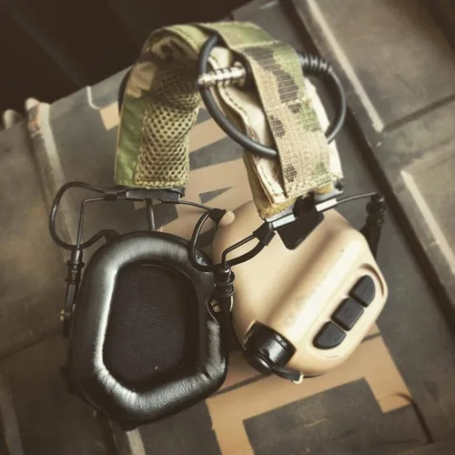 Miniatura 5 de funda de audífonos de diadema. Apta para cualquier accesorio táctico de audífonos Multicam Black