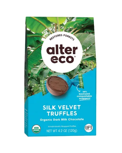 Miniatura 8 de Trufas de chocolate Organic Velvet de Alter Eco, 0.42 onzas (paquete de 60)