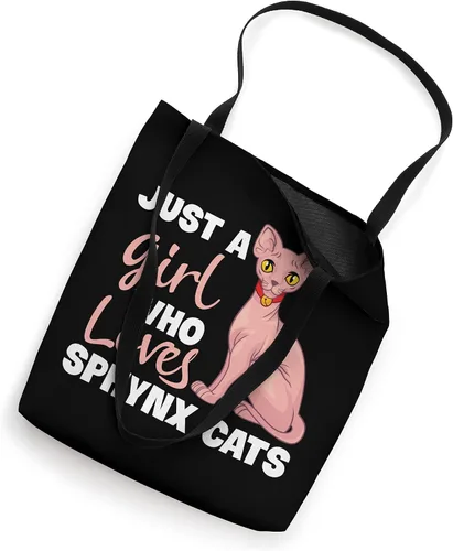Miniatura 2 de Just A Girl Who Loves Sphynx Cats - Bolsa de mano para mujer