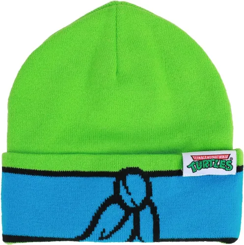 Miniatura 2 de Bioworld TMNT Rolldown Raph Adult Mesh Eye Green Beanie