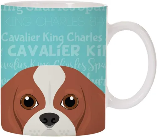 Miniatura 51 de Taza de café de cerámica con diseño de raza de perro de 11 oz (Border Collie)