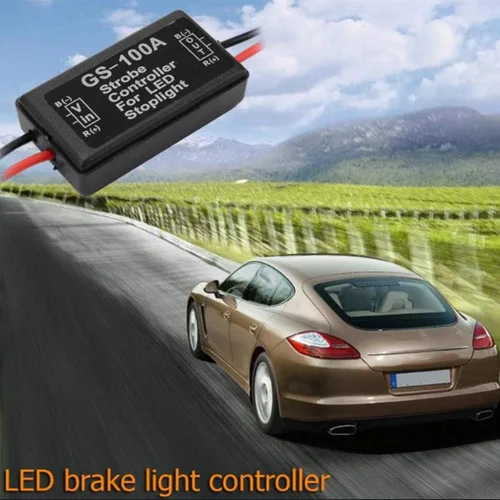 Miniatura 6 de Módulo de intermitente controlador estroboscópico de flash de 12 V-24 V para 3ª lámpara de freno LED lámpara de freno trasera (paquete de 1)