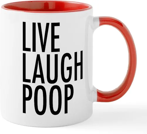 Miniatura 59 de CafePress Time To Poop Mugs Taza de café de cerámica de 11 oz (11.0 fl oz)