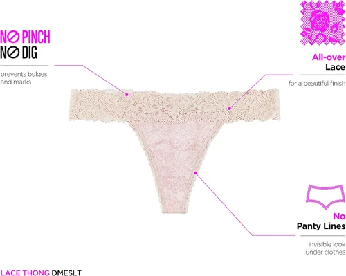 Miniatura 3 de Maidenform Tanga de encaje Dream para mujer