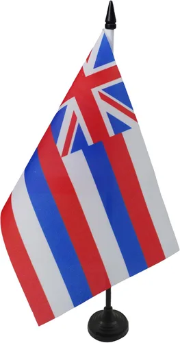 Miniatura 15 de Bandera de mesa de Colorado de 4 x 6 pulgadas, bandera de escritorio del estado de Colorado de EE. UU., 5.9 x 3.9 in, palo y base de plástico negro