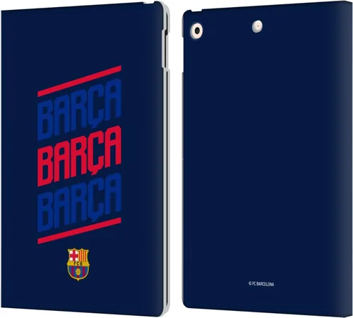 Miniatura 22 de Head Case Designs Funda de piel tipo libro con licencia oficial del FC Barcelona Barca compatible con Apple iPad 9.7 2017 / iPad 9.7 2018 Tipo Barca