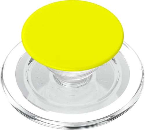 Miniatura 8 de PopSockets Agarre para teléfono con soporte expansible - PopSockets amarillo neón intercambiable PopGrip