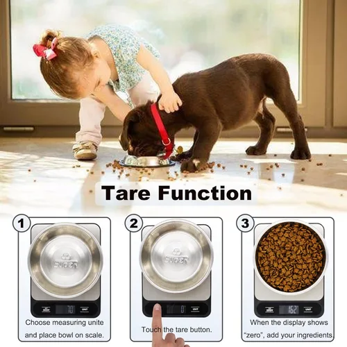 Miniatura 5 de Báscula de cocina de alimentos, 22.0 lbs y 22 libras digitales gramos y onzas para perder
