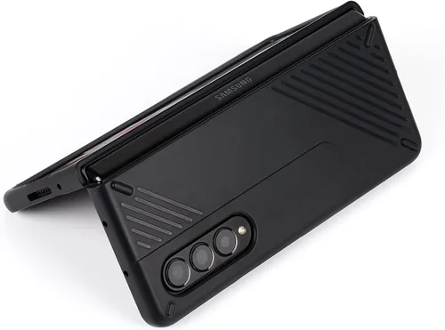 Miniatura 8 de Cavor Funda diseñada para Samsung Galaxy Z Fold 3 con soporte para bolígrafo S, protección de cuerpo completo, antiarañazos, anticaídas, resistente