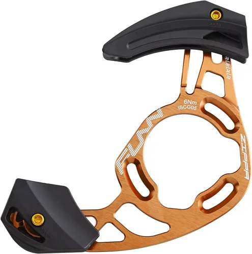 Miniatura 8 de Funn Zippa - Guía de cadena AM, interfaz ISCG05, adaptador BSA incluido, 32T-38T, protector de cadena de bicicleta de montaña Rojo