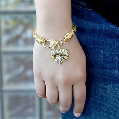 Miniatura 3 de Inspired Silver - Pulsera de oro con colgante de corazón con circonita cúbica