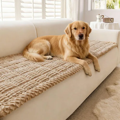 Miniatura 15 de Funda de sofá para perros, lavable, antideslizante, para proteger los muebles (Z-Camel, 27.6 x 59 pulgadas/27.6 x 59.1 in)