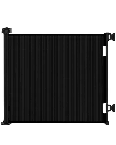 Miniatura 9 de Puerta retráctil para bebés para escaleras y puertas, 55 pulgadas de ancho x 33.6 pulgadas de alto, puerta de malla para perros de fácil instalación