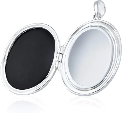 Miniatura 2 de Personalizado grabado personalizado sostiene imagen vintage estilo antiguo simulado negro blanco ónix sentado gatito oval gato camafeo foto colgante