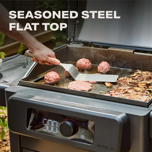 Miniatura 6 de Modelo Actual G Plancha, Parrilla Eléctrica Inteligente para Exteriores con Plancha Superior Plana para Barbacoa con Rango de 200°F a 600°F