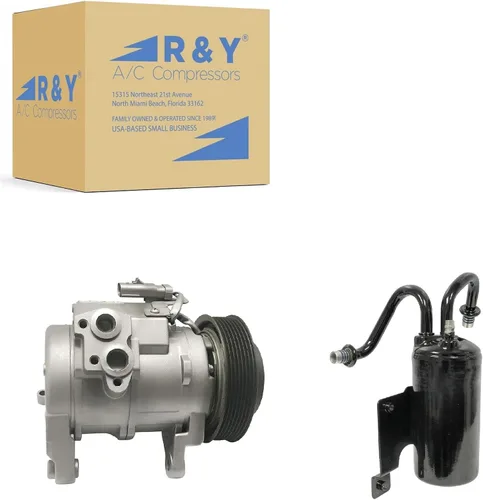RYC Kit de compresor de CA KT DI00 - Compatible con Dodge Ram 1500, 2500, 3500 5.7L 2003-2008 (se adapta a Dodge Ram 1500, 2500, 3500 5.7L 2003-2008)
