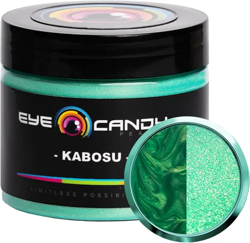 Miniatura 18 de Eye Candy Pigmento en polvo de mica prémium "té verde" (1.76 onzas), aditivo multiusos para manualidades y manualidades carpintería, bombas