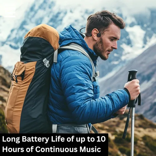 Miniatura 5 de Auriculares de oído abierto Bluetooth inalámbricos, IP68 impermeables de conducción ósea Bluetooth, auriculares inalámbricos Bluetooth, auriculares