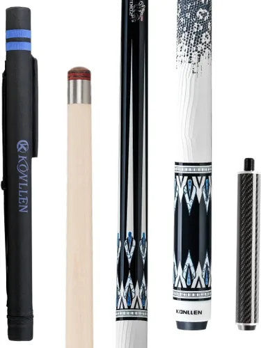 Miniatura 17 de KONLLEN Maple Pool Cue Stick – Low Deflection Performance Billiard Cue for Adults, Professional Play