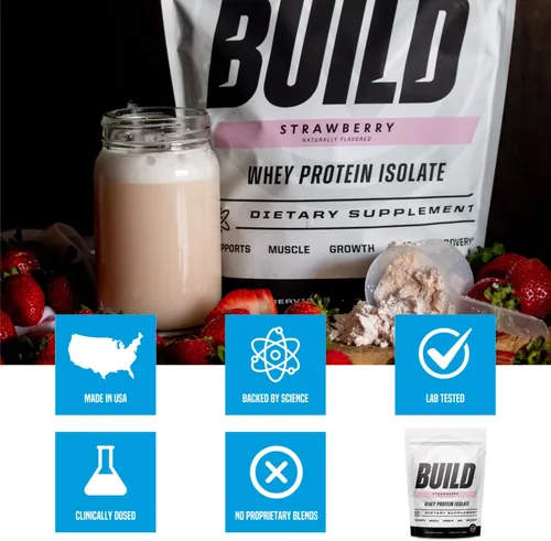 Miniatura 6 de Outwork Nutrition Proteína aislada de suero en polvo, acelera la construcción muscular y la recuperación, baja en lactosa, sin gluten, suplemento