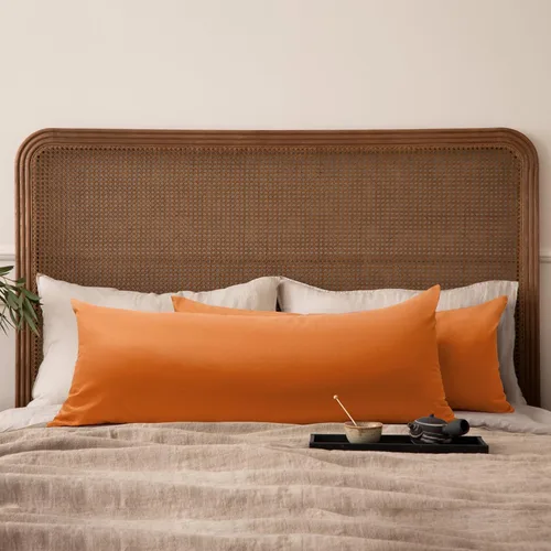 Miniatura 34 de Thmyo - Paquete de 2 fundas de almohada de algodón sólido decorativas cuadradas, fundas de almohada DIY, fundas de almohada en blanco