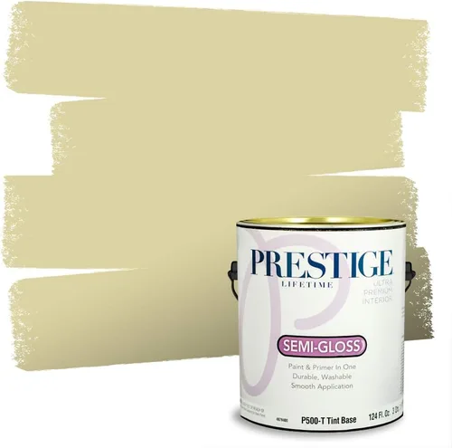 Miniatura 57 de PRESTIGE Paints Exterior Paint and Primer In One, 1-Gallon, Satin, Comparable Match of Benjamin Moore* Royal Linen* 931BM-PCM