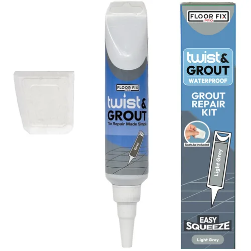 Miniatura 10 de Floor-Fix Pro Twist & Grout Kit de reparación – Reparación de lechada impermeable premezclada & Alternativa de bolígrafo de pintura de lechada