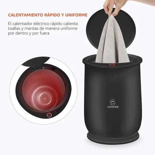 Miniatura 2 de Comfier - Calentadores de toallas calientes para baño, regalos para papá, para él, para ella, calentador de toallas grande, calienta toallas en 10
