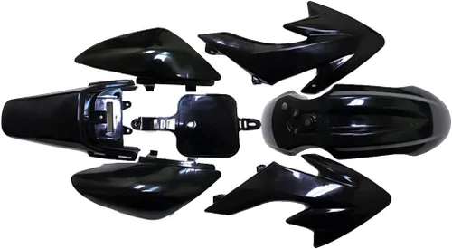 Kit de carenado de plástico para Honda CRF50 XR50 CRF 50 XR 50 SSR SDG 107cc 125cc, bicicleta de tierra y foso china (negro)