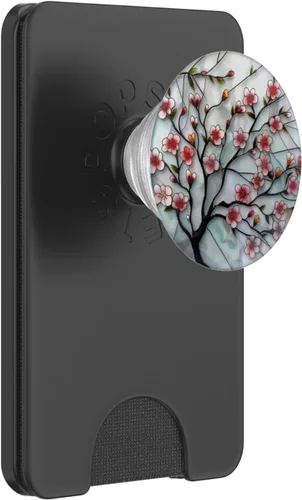 Miniatura 7 de vidrieras de color agua flores de cerezo PopSockets intercambiables PopGrip